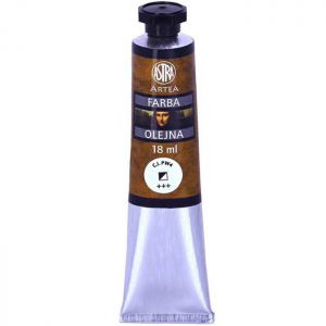 Farba olejna Astra Artea 18ml, Biel Cynkowa